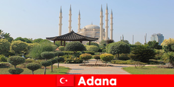 아다나 터키에 해외에서 여행자를위한 역사적인 교육 여행