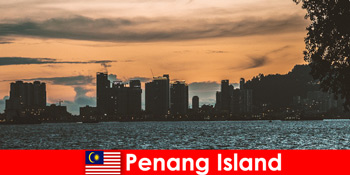 여행자를위한 목적지 페낭 섬 말레이시아 순수한 휴식을 위한