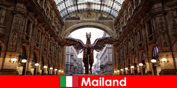 패션 의 수도 밀라노 이탈리아는 전 세계에서 외국인을위한 경험