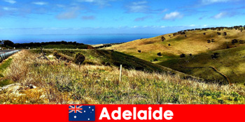 멋진 자연 세계에서 애들레이드 호주로의 휴가객을위한 장거리 여행