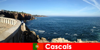 태양, 바다, 많은 휴식이 있는 카스카이스 포르투갈로의 휴가 여행