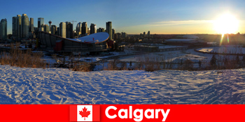 캐나다 애호가를 위한 캘거리의 겨울 스포츠 및 레크리에이션